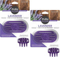 Pureflow Cabin Filter Air Freshener with Odor Eliminator - Fits on Most Car, Truck, and SUV Cabin Air Filters - Lavender (Pac