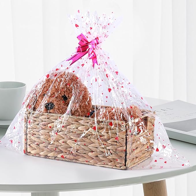 Vagusicc Wicker Storage Basket, Set of 2 Hand-Woven Storage Baskets for Organizing, Small Wicker Basket for Toilet Paper, Fol