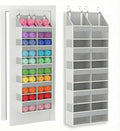 Unjumbly 5 Tiers Over The Door Hanging Yarn Storage Organizer, Hanging Door Organizer for Knitting and Crochet Supplies, Back