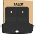 LASFIT Backrest & Cargo Mats for Hyundai Ioniq 9 2026, All Weather TPE Custom Fit Hyundai Ioniq 9 2026 Full Set Car Accessories Backrest Mats & Trunk Liners,Black