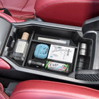 PIMCAR Center Console Organizer for 2023-2025 2026 Honda Accord 11th Gen Durable ABS Plastic Armrest Storage Tray-Black Liner Trim Accessories