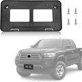 Front License Plate Frame Compatible with Toyota Tacoma 2016 2017 2018 2019 2020 2021 2022 2023, Bumper License Frame Holder 