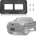 Front License Plate Frame Compatible with Toyota Tacoma 2016 2017 2018 2019 2020 2021 2022 2023, Bumper License Frame Holder 