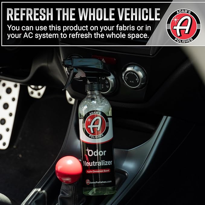Adam's Polishes Odor Neutralizer (Fresh Scent, 16oz) - Car Air Freshener Spray That Eliminates Harmful Odors from Car Interio