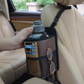 Large Car Cup Holder Expander, Fits Large 24/36/40/46oz Water Bottles, Big Drinks Holder Bag- Universal Auto Vehicle for Cars