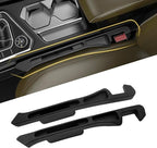 Car Seat Gap Filler 2 Pack, Inserts Between Seats Console with Deeper Groove, Universal Car Seat Gap Plug with Upgraded Phone Holder for Car SUV Truck