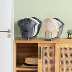 Mkono Hat Organizer for Baseball Caps, Set of 2 Hat Holder for 20 Baseball Caps, Tabletop Hat Rack Stand Hat Storage Display 