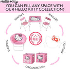 Hello Kitty Set of 2 Durable Storage Cubes with Handles, 10"x10"x10" Cubes