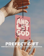 Retro Pink Christian Car Air Freshener 4 Pcs, Neutral Bible Verses Hanging Air Freshener for Cars Bathroom Dorm Books Decor, 