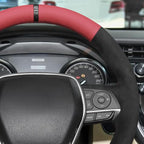 MEWANT Hand Sewn Steering Wheel Cover for Toyota Camry 2018-2019/Toyota Avalon 2019/Toyota Corolla 2019-2020/Toyota RAV4 2019 Steering Wheel Accessories