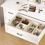 DIMJ Drawer Organizer Clothes, 8 Pack Dresser Organizer, Foldable Closet Organizers and Storage, Fabric Dresser Bins, Drawer 
