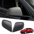 YHCDSEA Rearview Mirror Guard Cover for Tesla Model Y, Side Mirror Cover Exterior Accessories fit for Model Y 2024 2023 2022 2021 (Matt Carbon Fiber Pattern)