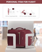 LOVEVOOK Travel Backpack for Women & Men 40L,Airline Approved Carry On Backpack Travel Essentials,TSA Carry on Luggage,Waterp