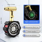 Bike Tire Pressure Gauge Presta and Schrader 160 PSI / 11 Bar, Road Bicycle Tire Air Pressure Gauge Luminous Dial, Suitable for Car, Motorcycle, Bike, SUV and Truck