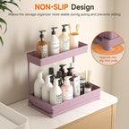 Sevenblue 3 Pack Multi-Purpose Under Sink Organizers and Storage, 2026 L-Shaped Pull Out Cabinet Organizer for Bathroom & Kit
