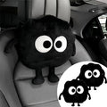 Car Headrest Pillow 2PCS Cute Big-Eyed Sprite Car Headrest Pillows Travel Neck Pillow Comfortable Neck Support - Plush Comfort Neck Cushions for Cars, Home & Office