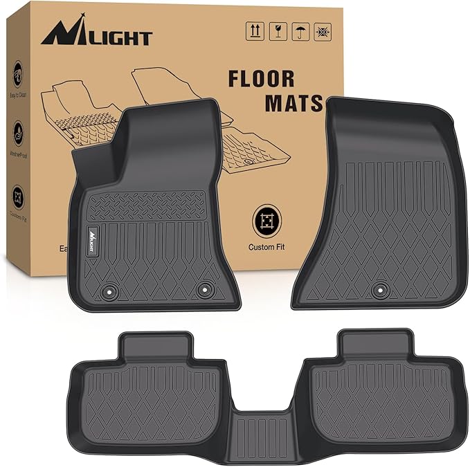 Nilight TPE Floor Mats for Dodge Charger RWD 2011-2023/Chrysler 300 RWD 2011 2012 2013 2014 2015 2016 2017 2018 2019 2020 2021 2022 2023,All Weather Custom Fit Heavy Duty Floor Liners