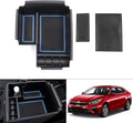 Autorder Center Console Organizer for 2019-2024 Kia Forte Accessories Armrest Storage Box Secondary Insert Tray with 2 Color Mats