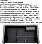 JOJOMARK Center Console Organizer Tray Compatible with 2014-2018 GMC Sierra Accessories, (2015-2020) Yukon/Chevy Tahoe Silverado Suburban, Armrest Storage Box Replaces 22817343(Black)