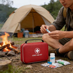 First Aid Kit - Smart Compartments Medical Kit with EVA Hard Shell, Large Capacity for Various Emergency Supplies, Emergency 