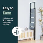 WOA WOA 6 Step Ladder for 12 Feet High Ceiling, Lightweight Foldable Ladder with Non-Slip Wide Pedals, Stepladder with Safe H