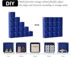 AWTATOS Cube Storage Organizer, 16 Cube Closet Organizers and Storage Shelves, DIY Stackable Bookshelf for Bedroom, Home, Adm