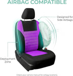 FH Group Automotive Car Seat Covers Front Set Premium 3D Air Mesh Front Seat Covers, Airbag Compatible Universal Fit Interior