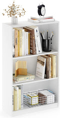 Furinno Jaya Book Shelf, 3-Tier Bookshelf, Bookcase with Adjustable Shelves, 9.5 x 24.5 x 40.3, for Organization and Storage,