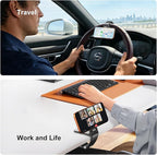 Magnetic Phone Holder for Car,Strong Non-Slip Car Phone Mount, Hands-Free Navigation for Car,Phone Holder for Car/Desk, Compatible with iPhone/Samsung and All Smartphones