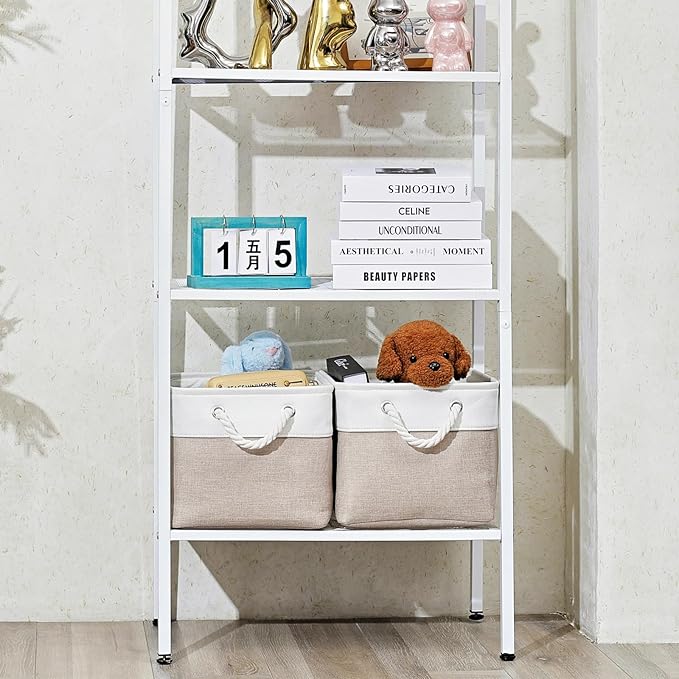 15x11x9.5 Inch Storage Baskets for Shelves,3 Pack Storage Bins，Foldable Organizer Boxes, Decorative Storage Basket for Organi