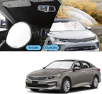 TINGLU Sun Shade for Kia Optima (Not for 2021 KIA K5) 2016-2020 Accessories Windshield Sun Shade Window Shade UV Rays Protection Sun Visor Cover with Steering Wheel Sunshade Storage Bag