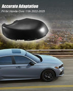 Lower Rearview Mirror Cover Fit for Honda Civic 11th 2022 2023 2024 2025 without Turn Signal, Right Passenger Side Mirror Bottom Cover Cap Replace 76255-T20-A01
