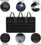Trunk Organizer for Car, Large Capacity Car Organizers and Storage with 9 Pockets, Waterproof Backseat Hanging Organizer for SU