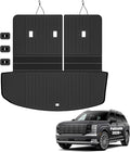 Auxko All Weather Cargo Mat & Back Seat Protector Fit for Hyundai Palisade 2026 7/8 Seaters TPE Rubber Trunk Liner Accessories Odorless Anti-Slip Cargo Tray