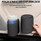 2PCS Large Car Door Cup Holder, Multifunctional Storage Bag Trash Can, Clip On Backseat Pocket Beverage Holder, Waterproof