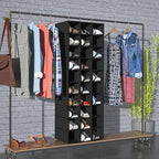 coastal rose Hanging Shoe Organizer for Closet, 30 Sections Hanging Closet Organizers and Storage Shelves, Space Saving Hangi