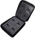 CCidea 200 Capacity CD/DVD Case Holder Portable Wallet Disc Storage Binder Nylon CD Bag for Car, Home, Travel Carrying Protector Organizer (200-Black)