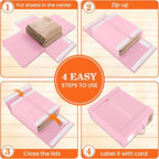WOWBOX Sheet Organizers and Storage,Closet Bed Sheet Organizer Under Bed Storage and Organization with Label Cards & Clear Wi