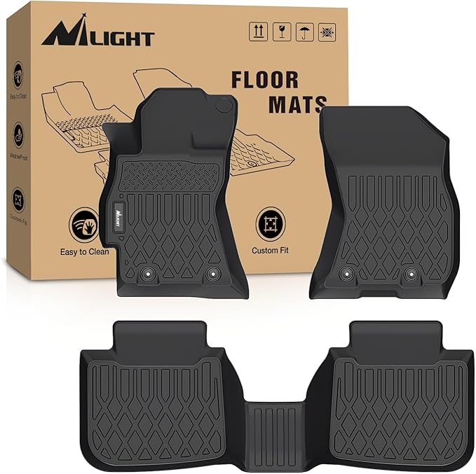 Nilight TPE Floor Mats for Subaru Outback Legacy 2015 2016 2017 2018 2019,All Weather Custom Fit Heavy Duty Floor Liners