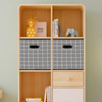 STOREONE Fabric Storage Bins Cubes Baskets Containers-(11X11X11) with Dual Handles for Shelf Closet, Nursery Home ， Bedroom O