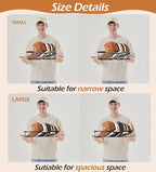 KEETDY Metal Hat Racks for Baseball Caps Wall Hat Organizer Fit 48 Caps Holder, 2 Packs Sturdy Wall Mounted Hat Storage Organ