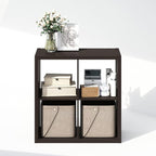 Furinno Cubic Closet Organizers and Storage, 4-Cube Closet Organizer, Open Shelf Closet Storage, Extra Thick Frame for Wardro