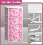 Sorbus Dresser Storage Tower, Organizer Drawers for Closet Boys & Girls Bedroom, Bedside Furniture, Chest for Home, College D