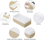 4 Packs T-shirt Drawer Organizers for Clothing,10 Grids Compartment Wardrobe Storage Box, Clothes Organizer for Folded Clothe