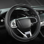 West Llama Microfiber Leather Car Steering Wheel Cover for Honda Accord Civic CR-V HR-V Pilot Fit Passport Odyssey,Sport Styl