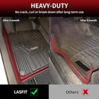 LASFIT Floor Mats for Nissan Altima 2026 2025 2024 2023 2022 2021 2020 2019, Custom Fit All Weather Durable TPE Floor Liners for 2019-2026 Altima S/SL/SR/SV/Platinum 1st & 2nd Row Car Mats,Black