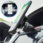 CD Slot Car Grips Phone Holder,CD Slot Phone Holder for Grip/Socket,Car Mount for Pop Socket Compatible with Magsafe Wallet, Black