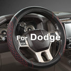 West Llama Customized Auto Car Steering Wheel Cover for Dodge 1989-2011 RAM 1500 2500 3500, Charger, Durango, Challenger (Dia