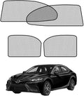 Car Window Shades for Toyota-Camry(2018-2024),4 Pack Car Window Cover for Baby Sun Shade Blocker Breathable Mesh,Reduce UV Rays & Heat Insulation Privacy Protection for Camping, Travel, Sleep