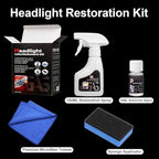 Headlight Restoration Kit - Coating Headlight Cleaner for Cars Trucks Motorcycles & RVs - Restore Yellowing Cloudy & Foggy Le